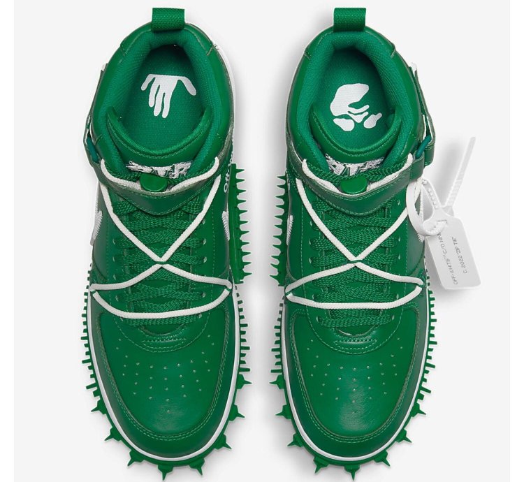 Air Force 1 Mid Sp Leather Pine Green White-white Dr0500-300