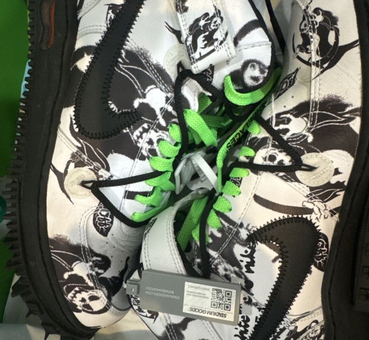 Air Force 1 Mid Sp Lthr Grim Reaper