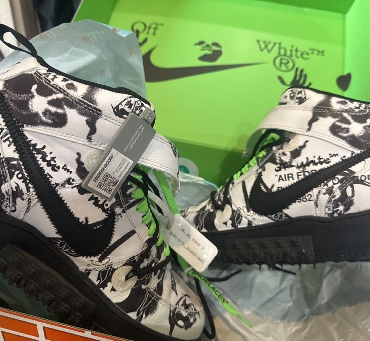 Air Force 1 Mid Sp Lthr Grim Reaper