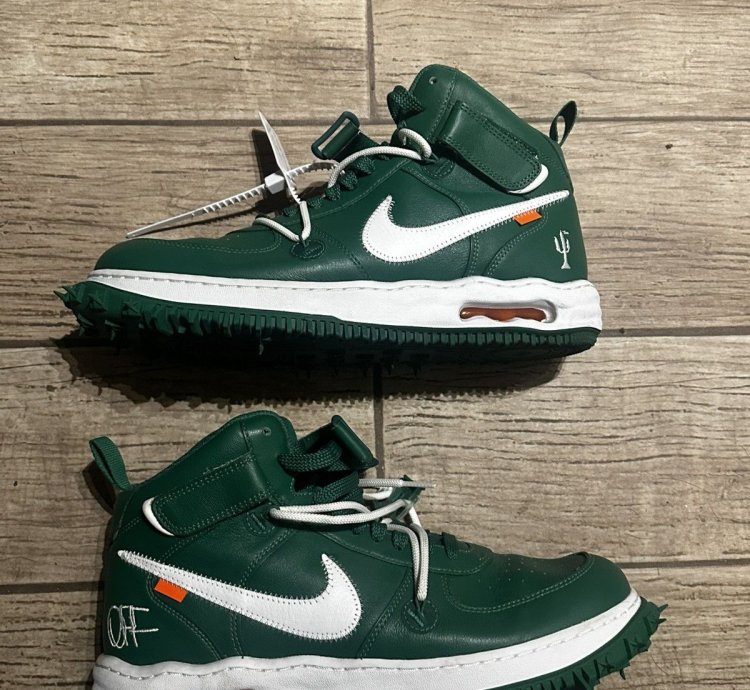 Air Force 1 Mid Sp Lthr Off White