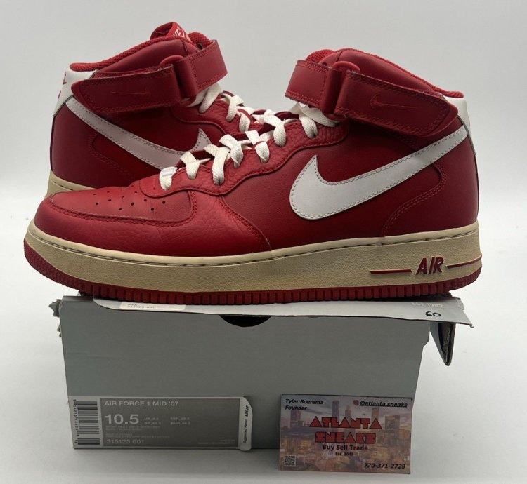 Air Force 1 Mid Sport Red