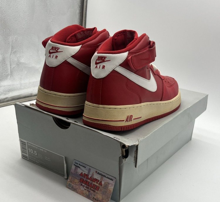 Air Force 1 Mid Sport Red