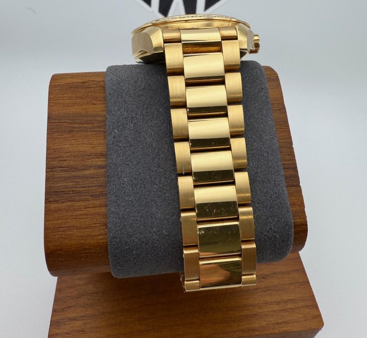 Omega Seamaster Aqua Terra 38 5mm Yellow Gold Mop Diamond 231 55 39 21 55 002