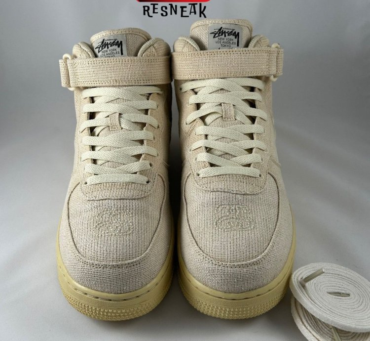 Air Force 1 Mid Stussy Fossil