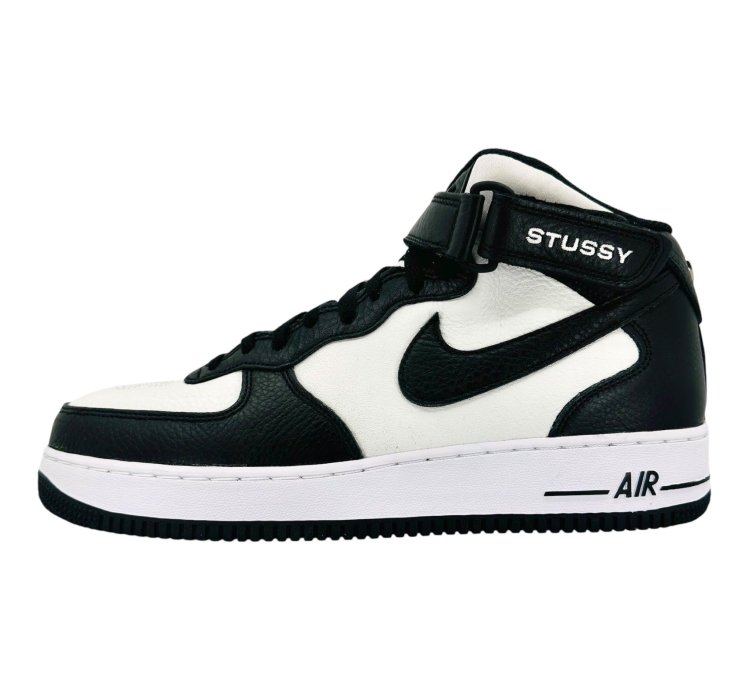 Air Force 1 Mid Stussy Grey Black