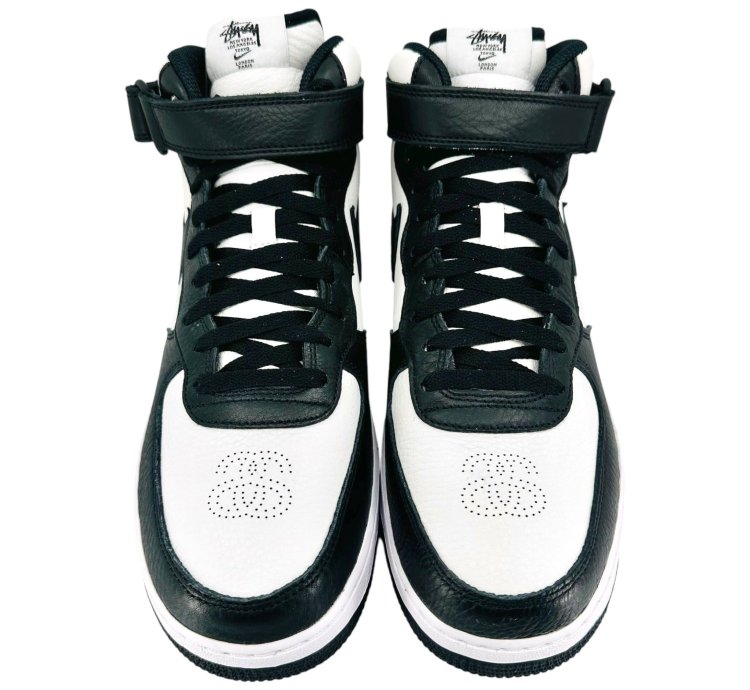 Air Force 1 Mid Stussy Grey Black