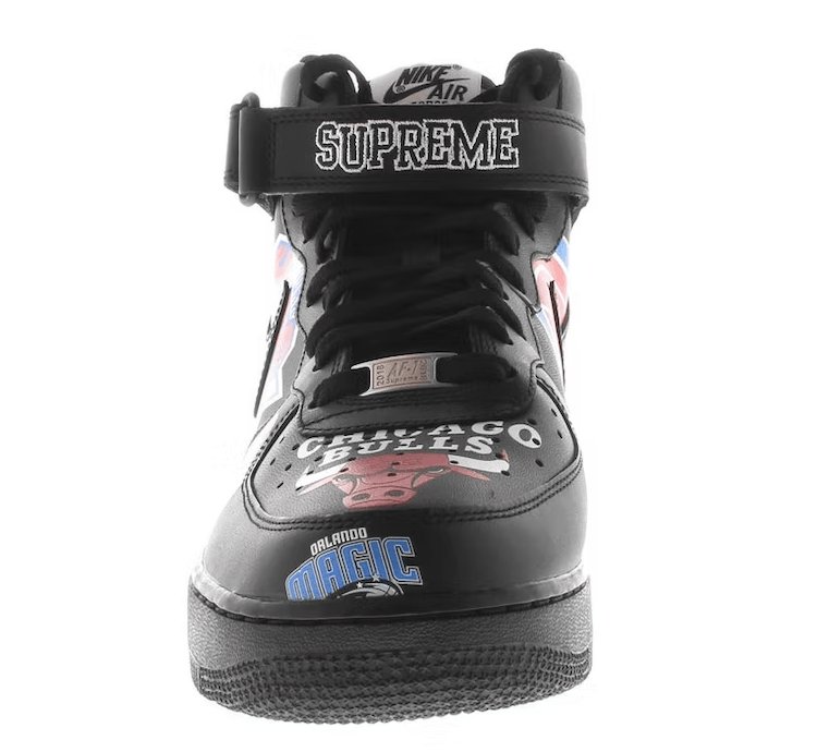 Air Force 1 Mid Supreme Nba Black