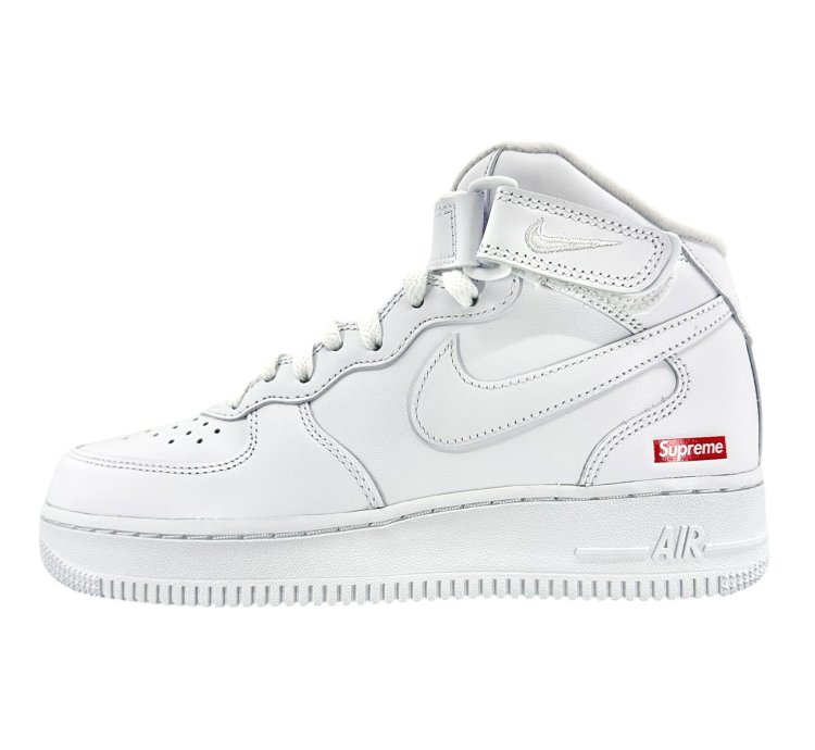 Air Force 1 Mid Supreme White