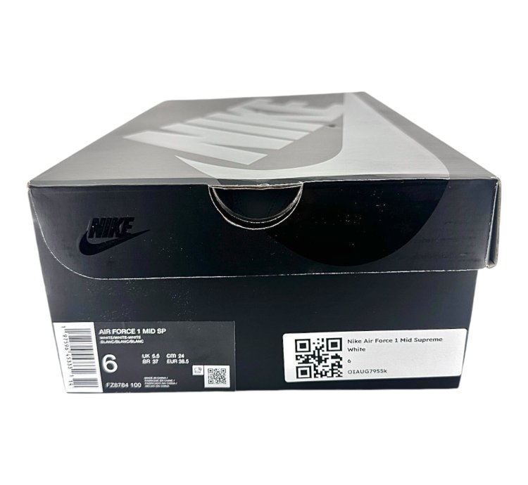 Air Force 1 Mid Supreme White