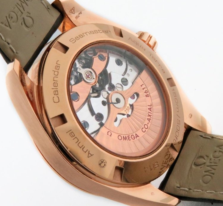 Omega Seamaster Aqua Terra Annual Calendar 18k Red Gold 231 53 43 22 06 003