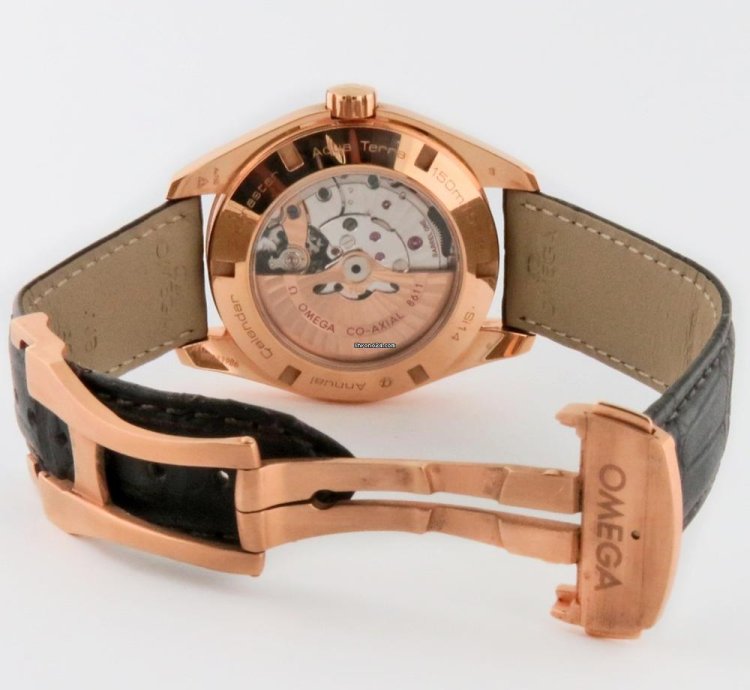 Omega Seamaster Aqua Terra Annual Calendar 18k Red Gold 231 53 43 22 06 003