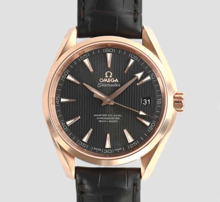 Omega Seamaster Aqua Terra Brown Dial Rose Gold 42mm