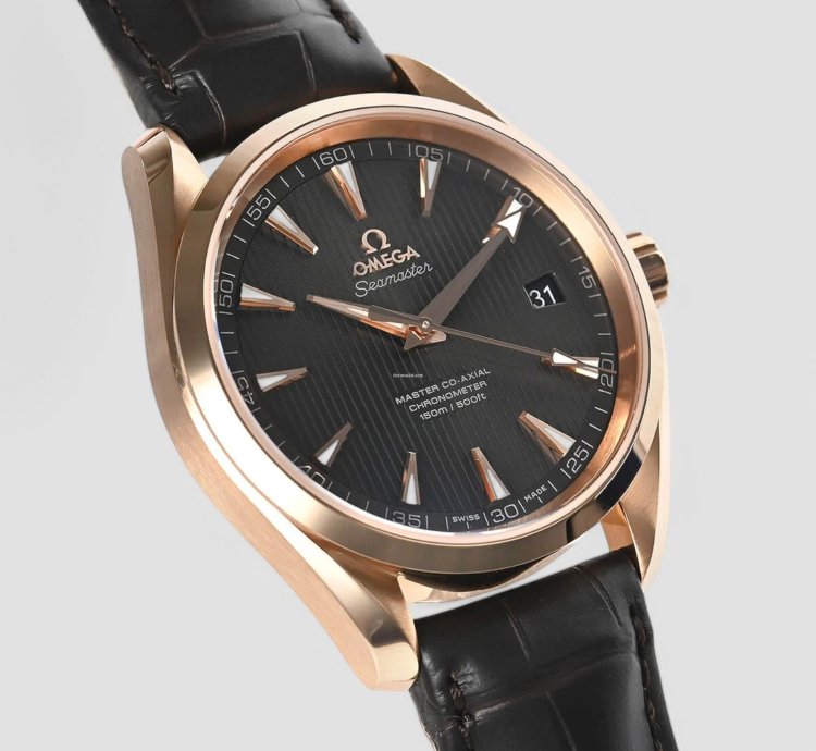 Omega Seamaster Aqua Terra Brown Dial Rose Gold 42mm