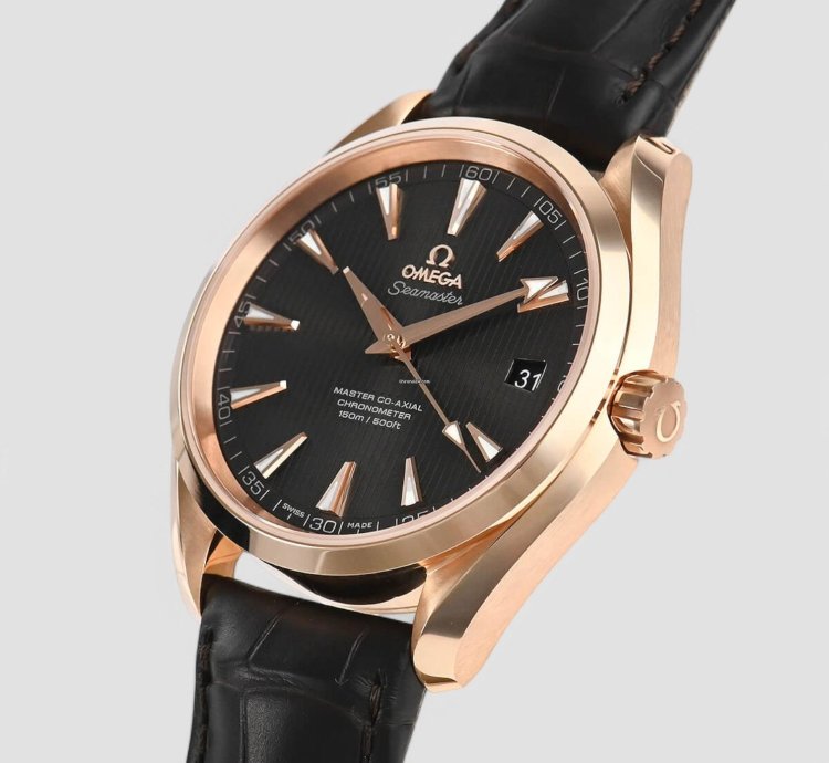 Omega Seamaster Aqua Terra Brown Dial Rose Gold 42mm