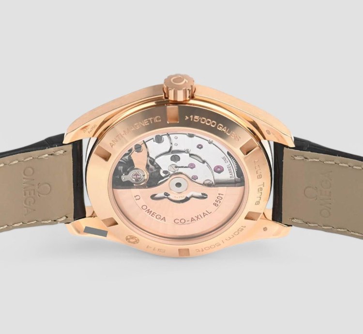 Omega Seamaster Aqua Terra Brown Dial Rose Gold 42mm