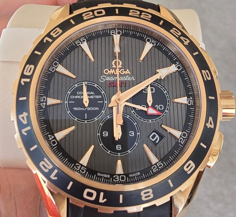 Omega Seamaster Aqua Terra Chronograph Full Set Box And Papers
