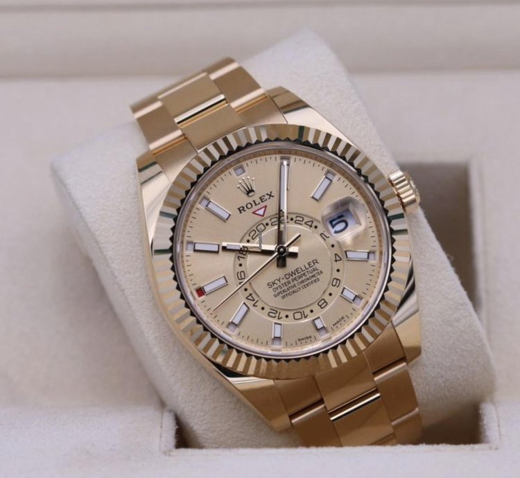 Rolex Sky-dweller 326938 Champagne 2023 Neu