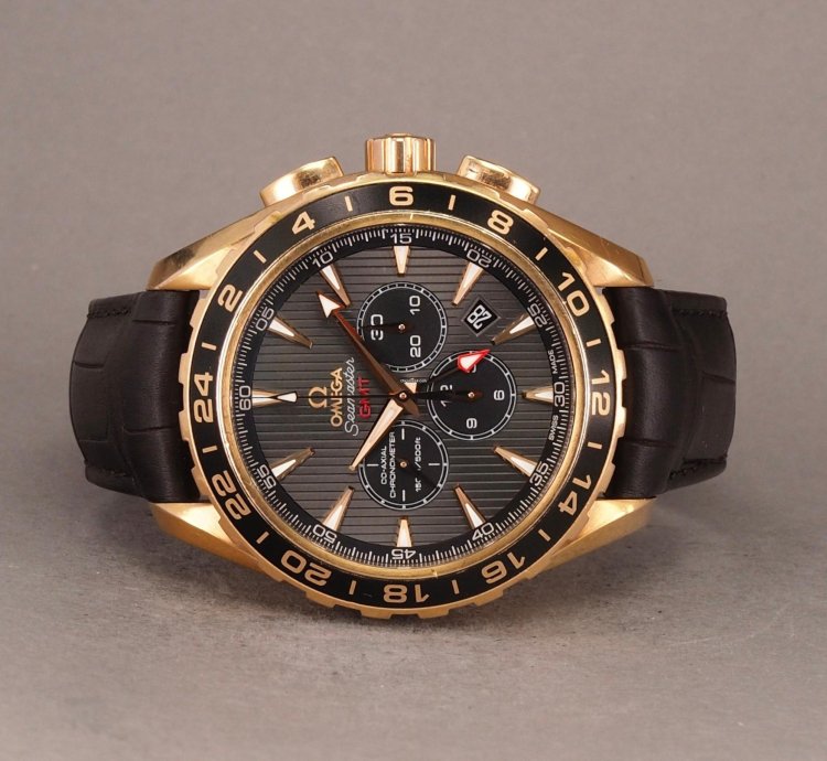 Omega Seamaster Aqua Terra Chronograph Gmt 231 53 44 52 06 001 - 18k