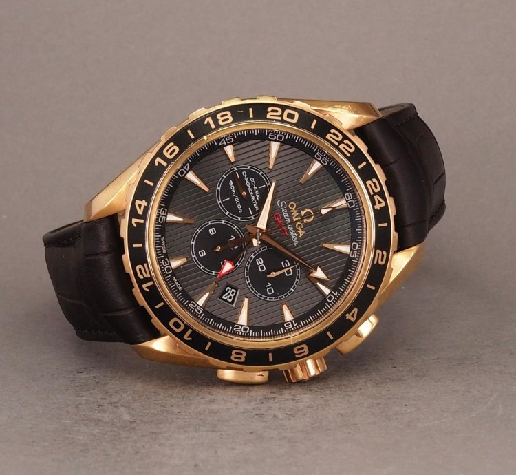 Omega Seamaster Aqua Terra Chronograph Gmt 231 53 44 52 06 001 - 18k