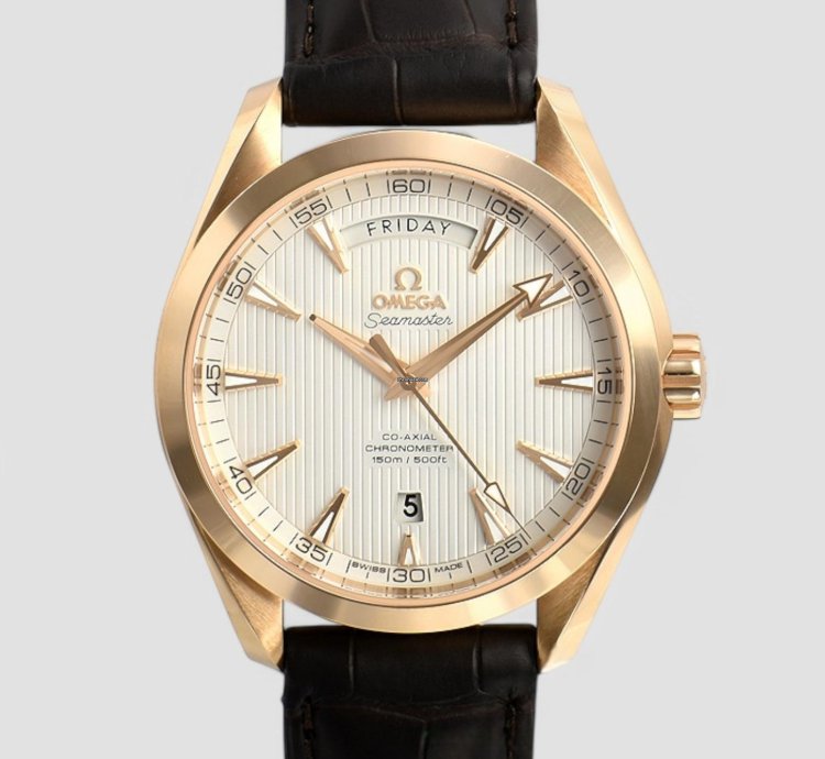 Omega Seamaster Aqua Terra Co-axial Day Date 41 5mm Men Luxury Watch