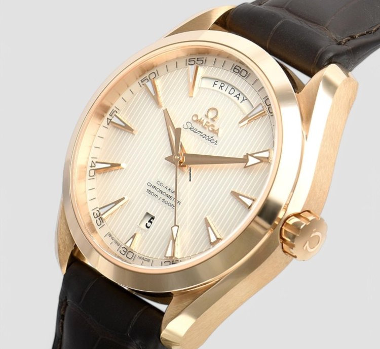 Omega Seamaster Aqua Terra Co-axial Day Date 41 5mm Men Luxury Watch