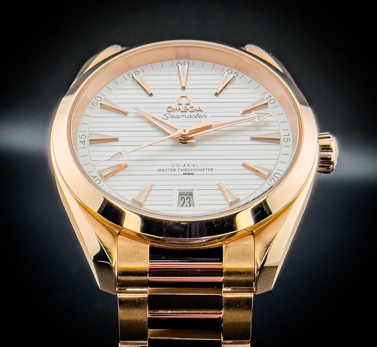 Omega Seamaster Aqua Terra Co-axial Master Chronometer Rose Gold