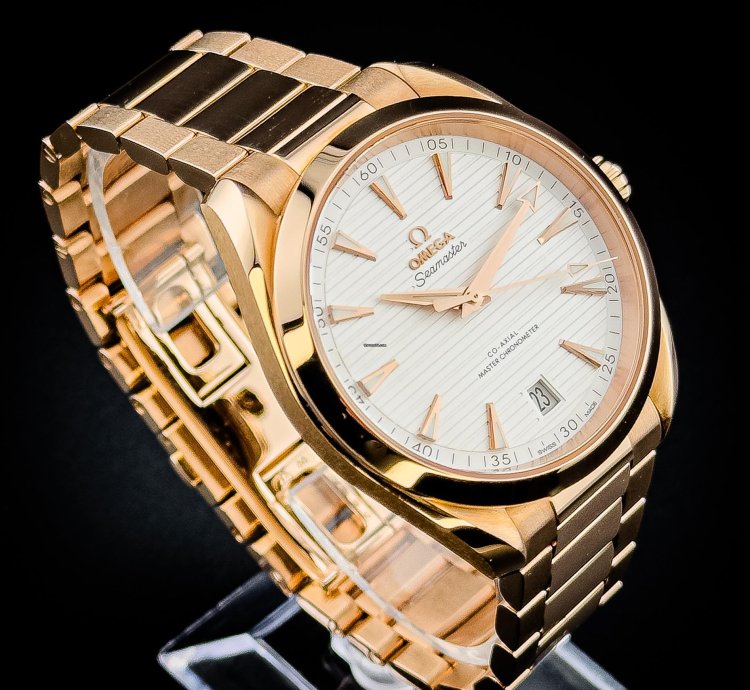 Omega Seamaster Aqua Terra Co-axial Master Chronometer Rose Gold