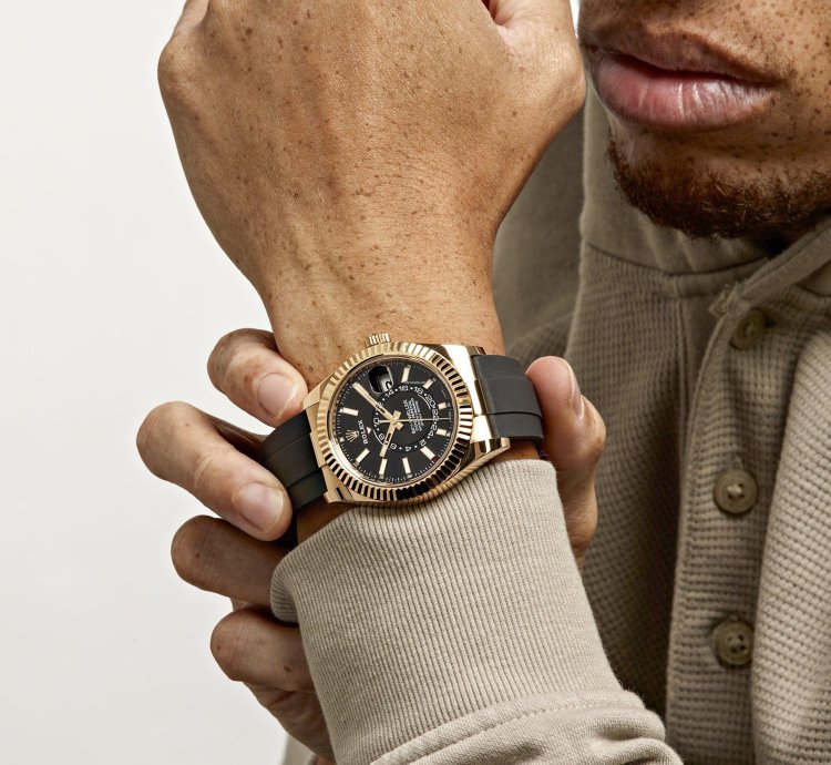 Rolex Sky-dweller 336238 Yellow Gold Bright Black Dial 2024