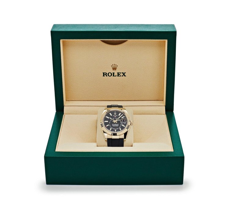 Rolex Sky-dweller 336238 Yellow Gold Bright Black Dial 2024