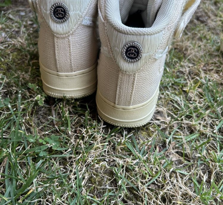 Air Force 1 Stussy Mid Tan Size 6 Men 7 5 Women
