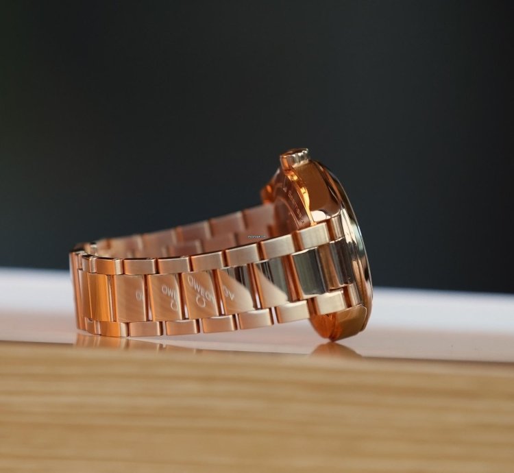 Omega Seamaster Aqua Terra Gmt Omega Seamaster 150 18k Full Rose Gold 43mm Gmt Automatic
