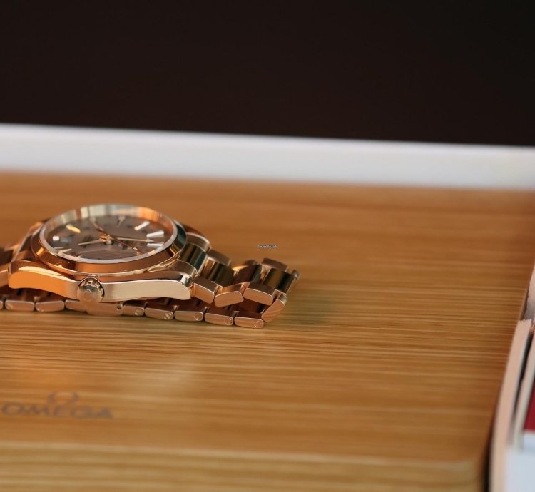 Omega Seamaster Aqua Terra Gmt Omega Seamaster 150 18k Full Rose Gold 43mm Gmt Automatic