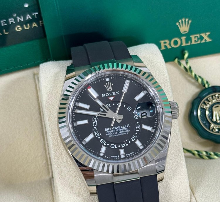 Rolex Sky-dweller 336239 Oysterflex Black Dial New 2023