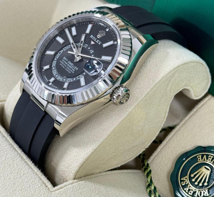 Rolex Sky-dweller 336239 Oysterflex Black Dial New 2023