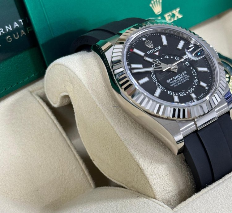 Rolex Sky-dweller 336239 Oysterflex Black Dial New 2023