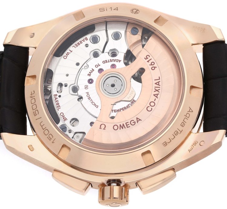 Omega Seamaster Aqua Terra Gmt Rose Gold Watch 231 53 43 52 02 001 Box Card