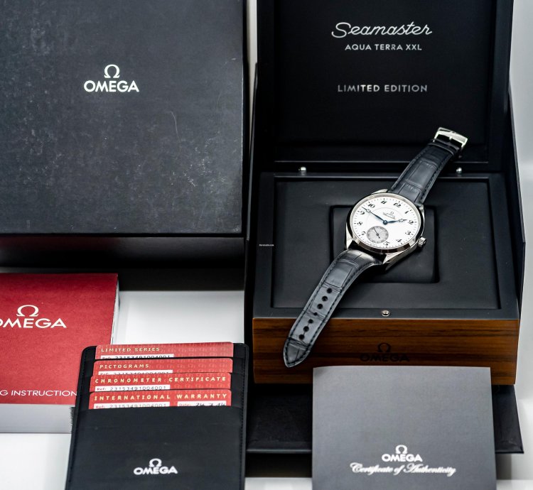 Omega Seamaster Aqua Terra Limited Seamaster Aqua Terra Special Edition Xxl 49 2mm Full Set