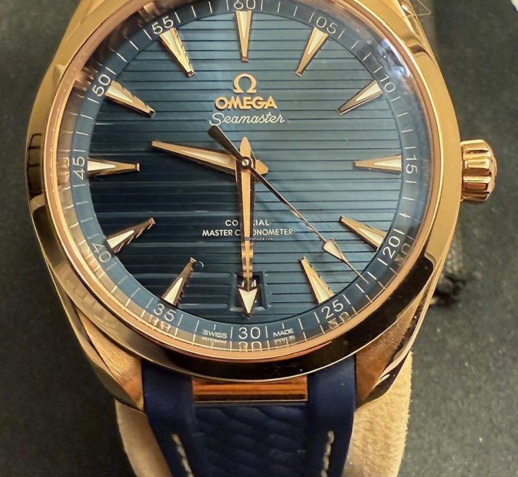 Omega Seamaster Aqua Terra Master Chronometer Rose Golden Omega Seamaster Aqua Terra Master Chronometer