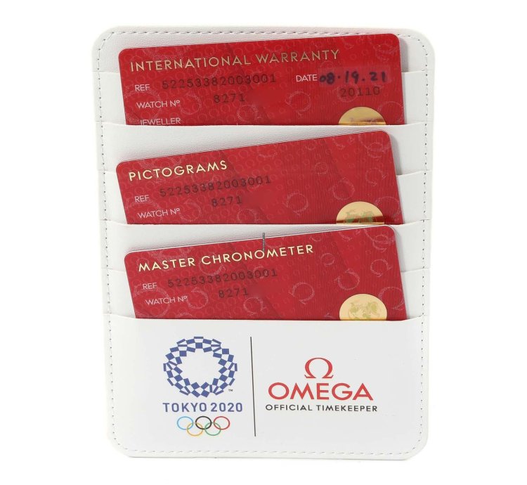 Omega Seamaster Aqua Terra Olympic Games Watch 522 53 38 20 03 001 Box Card