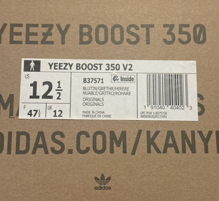 Yeezy Boost 350 V2 B37571 Blue Tint