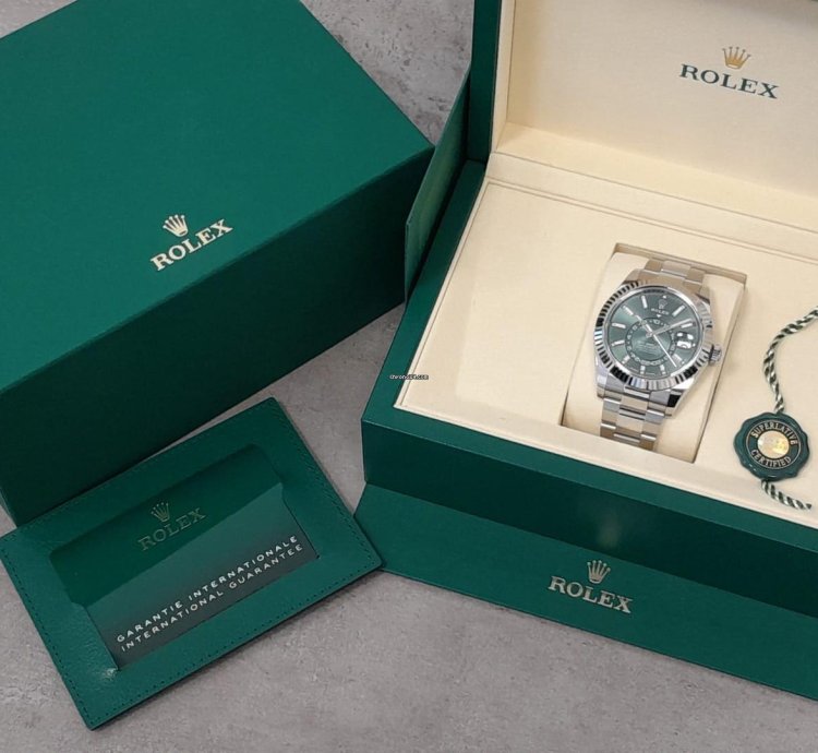 Rolex Sky-dweller 336934 Green Automatic Cosc 42mm New Box Papers