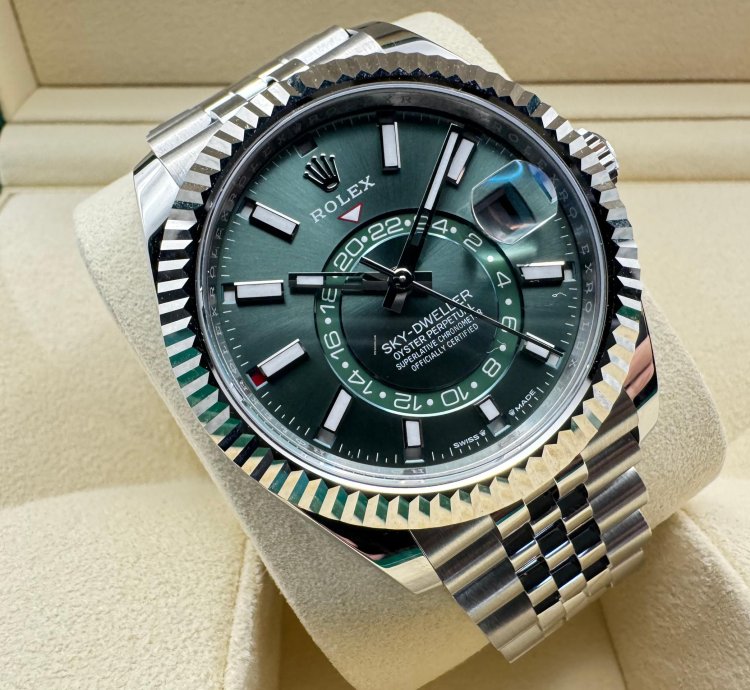 Rolex Sky-dweller 336934 Green Dial Jubilee 2025 New