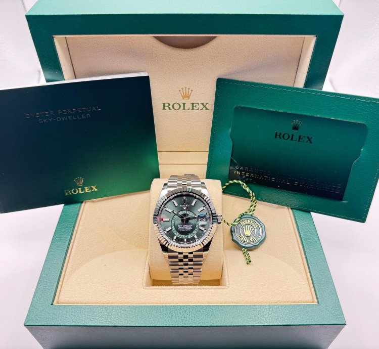 Rolex Sky-dweller 336934 Green Dial Jubilee 2025 New