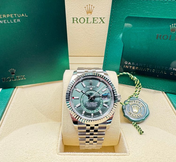 Rolex Sky-dweller 336934 Green Dial Jubilee 2025 New