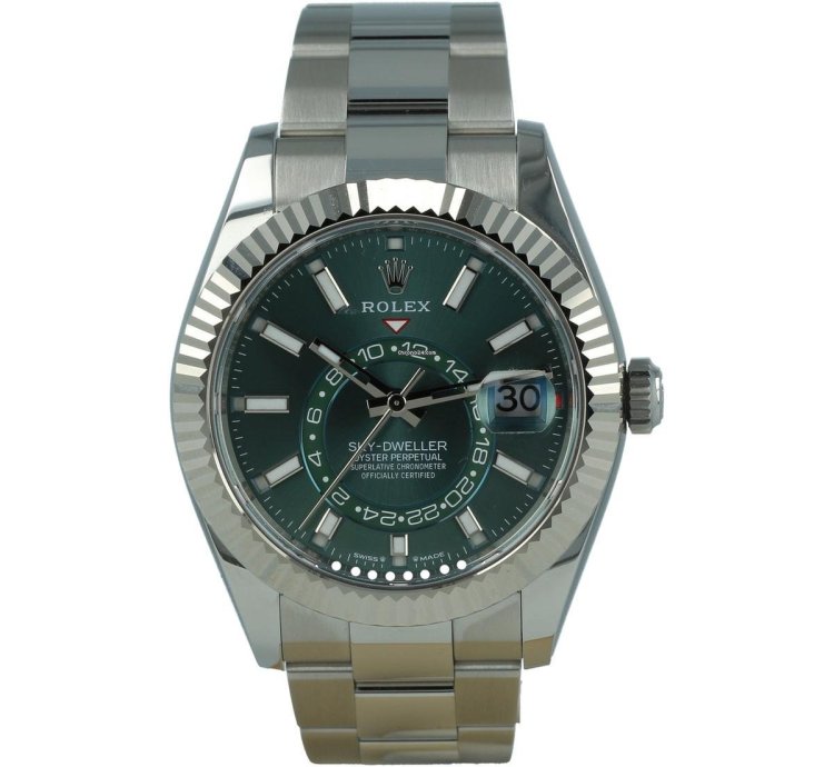 Rolex Sky-dweller 336934 Green Dial Like New 2024