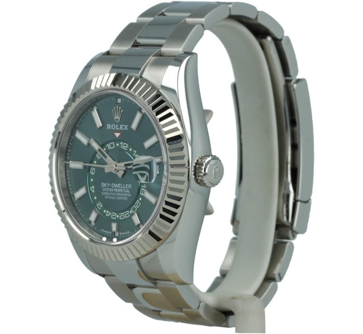 Rolex Sky-dweller 336934 Green Dial Like New 2024