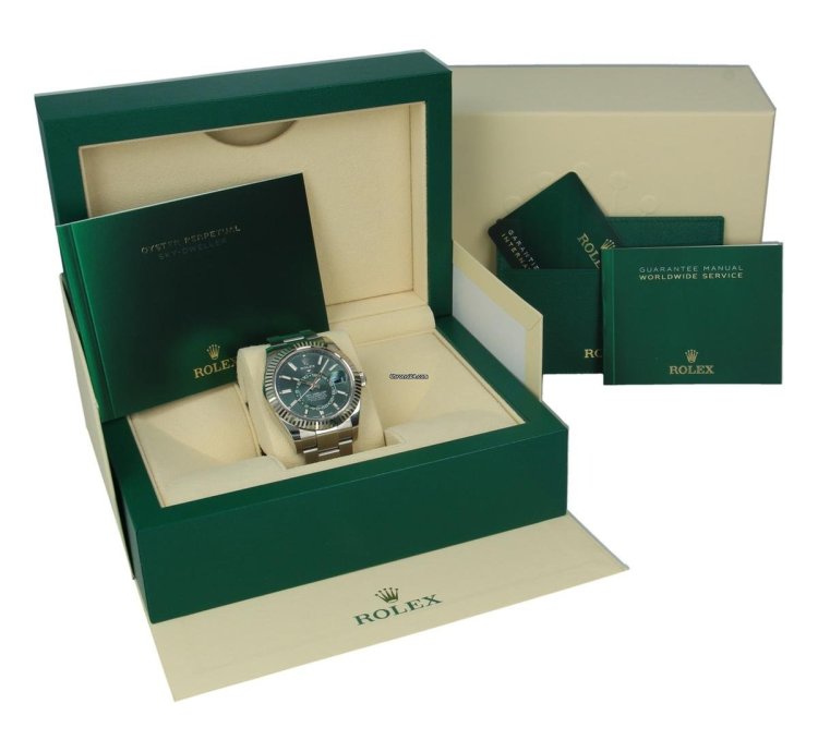 Rolex Sky-dweller 336934 Green Dial Like New 2024