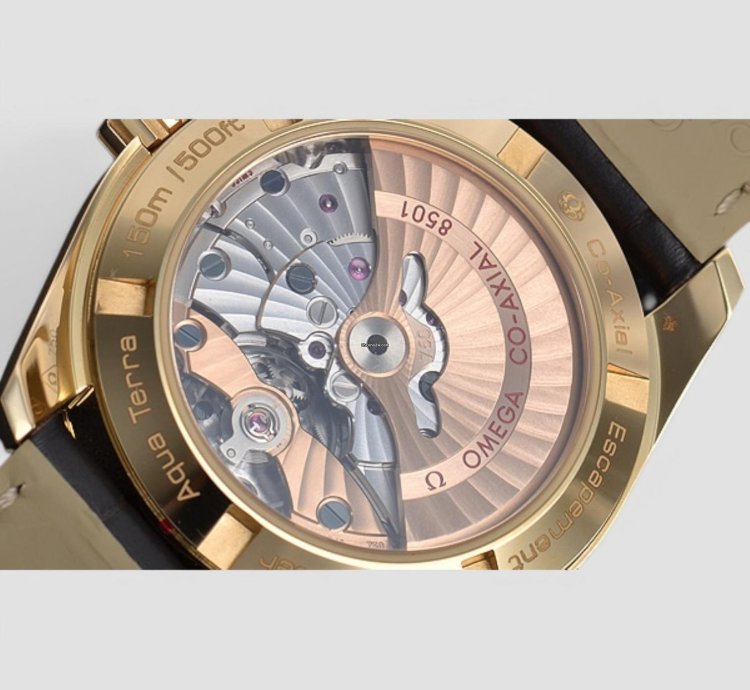 Omega Seamaster Aqua Terra Yellow Gold 39mm