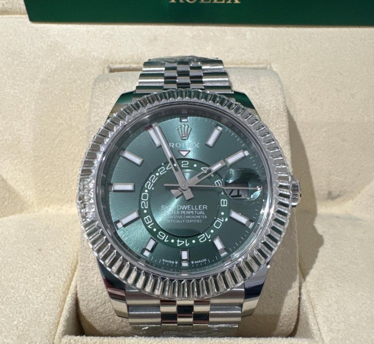 Rolex Sky-dweller 336934 Green Jubilee Stainless Steel