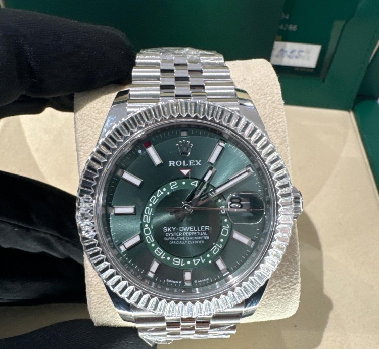 Rolex Sky-dweller 336934 Green Jubilee Stainless Steel